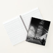 Black & White City Lights College-Ruled Notebook ノートブック (内部)
