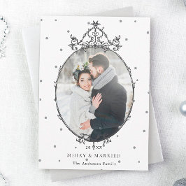 Black & White Classic Christmas 2 Photo    シーズンカード