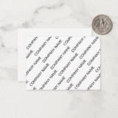 Black White Company Co Pattern Note Card ノートカード (正面/裏面インサイチュ)