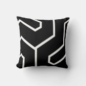 Black &White Coussin décoratif クッション (正面)