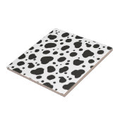 Black White Cow Pattern タイル (側面)