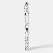 Black & White Custom Cat Photo and Name  Case-Mate iPhoneケース (裏面 / 左)