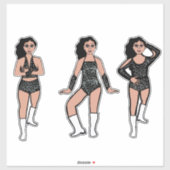 Black White Dots #2 シール (シート)