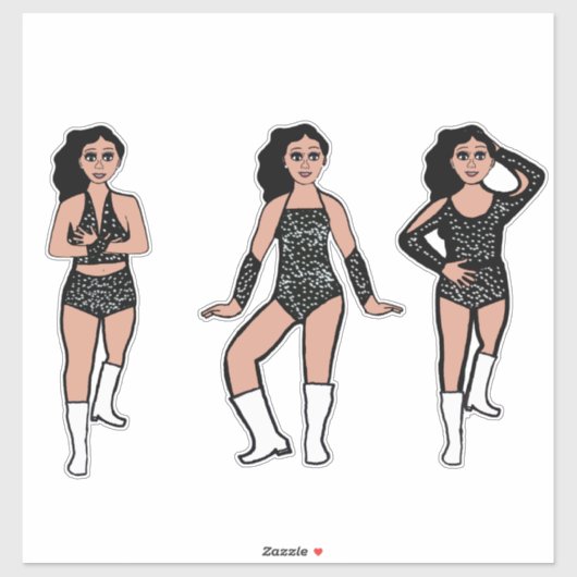 Black White Dots #2 シール (シート)