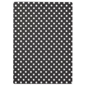 Black White Dots Simple Monochromatic Circles クリップボード (裏面)
