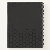 Black White Family Name Board Game Scorebook ノートブック (裏面)