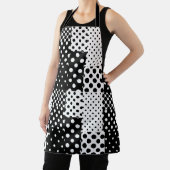 Black White Fashion Polka Dots Style Design  エプロン (インサイチュ)