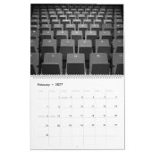 Black & White Film Calendar  カレンダー (2月 2027)