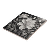Black & White Flowers タイル (側面)
