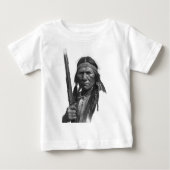 Black & White Geronimo ベビーTシャツ (正面)