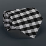 Black White Gray Checkerboard ネクタイ<br><div class="desc">Great gift ideas for birthday,  Christmas,  Father's Day ... </div>