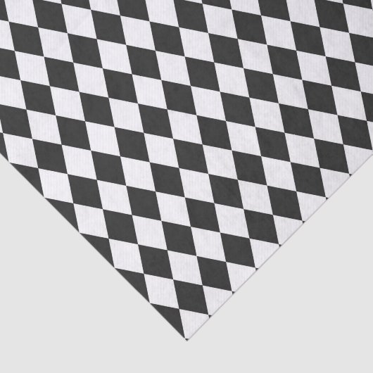 Black & White Harlequin Diamonds 薄葉紙 (詳細)