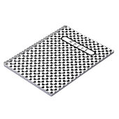 Black & white hearts ノートブック (左側)