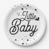 Black & White Kids Paper Plates ペーパープレート (正面)