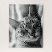 Black & White Kitty ジグソーパズル (縦)