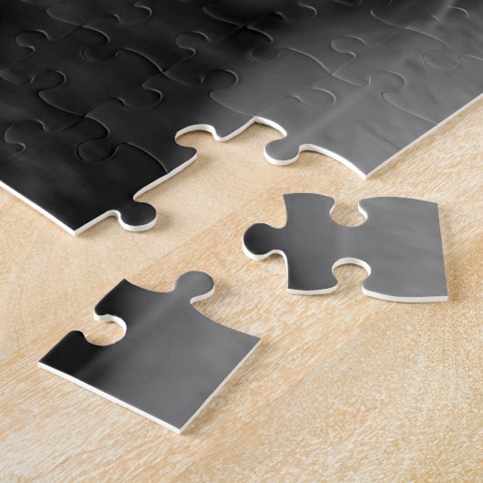 Black & White Kitty ジグソーパズル (側面)