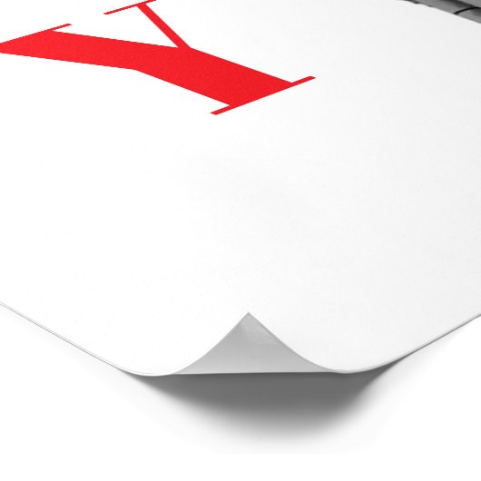 Black White Leaning Tower of Pisa Italy ポスター (角)