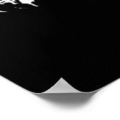 Black White Lion - Animal Pop Art ポスター (角)