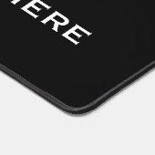 Black White Logo Company Template desk mat デスクマット (コーナー)