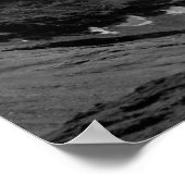 Black & White Matterhorn North Face ポスター (角)