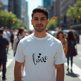 Black & White Men's T-Shirt Tシャツ