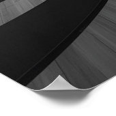 Black & White Modern Architecture Motivational ポスター (角)
