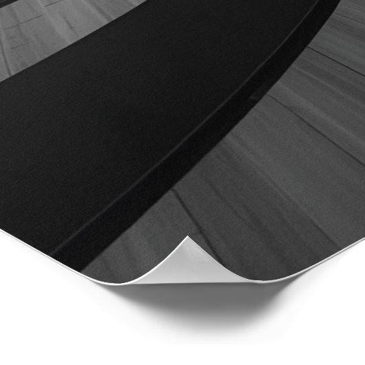 Black & White Modern Architecture Motivational ポスター (角)