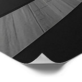 Black & White Modern Architecture Motivational ポスター (角)