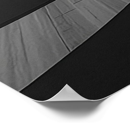 Black & White Modern Architecture Motivational ポスター (角)