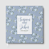 Black & White Modern Wedding Invitation ゲストブック (正面)