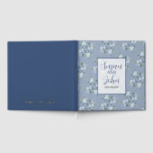 Black & White Modern Wedding Invitation ゲストブック (全面)