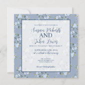 Black & White Modern Wedding Invitation 招待状 (正面)