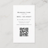 Black & White Motherboard Swirl • Custom Editable  名刺 (裏面)