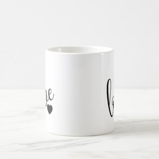 Black & White Mug コーヒーマグカップ (中央)