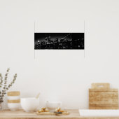 Black & White New York Cityポスター ポスター (キッチン)