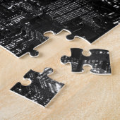 Black & White New York City ジグソーパズル (側面)