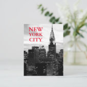 Black & White New York City ポストカード (スタンド正面)