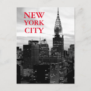 Black & White New York City ポストカード