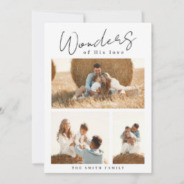 Black & White of 疑問に思 His  Love Photo Card シーズンカード