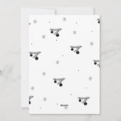 Black & White of 疑問に思 His  Love Photo Card シーズンカード (裏面)