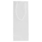 Black & White Personalized Wedding Party Wine Bag ワインギフトバッグ (裏面)