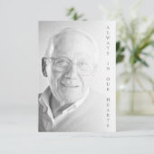 Black & White Photo for Funeral Service (スタンド正面)