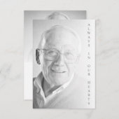 Black & White Photo for Funeral Service (正面/裏面)