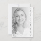 Black & White Photo for Memorial Service (正面)