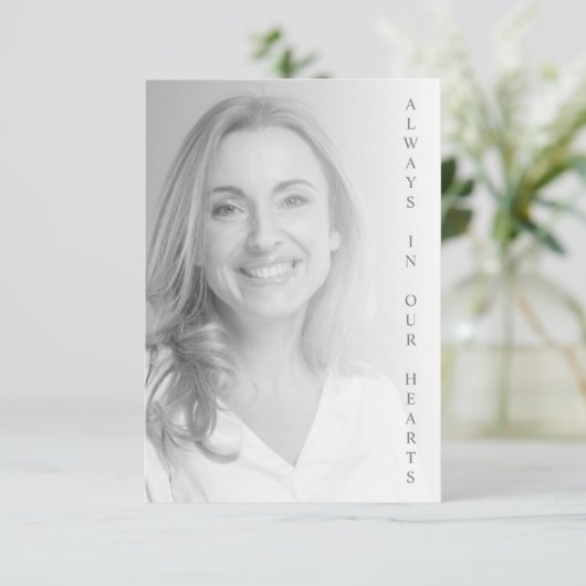 Black & White Photo for Memorial Service (スタンド正面)