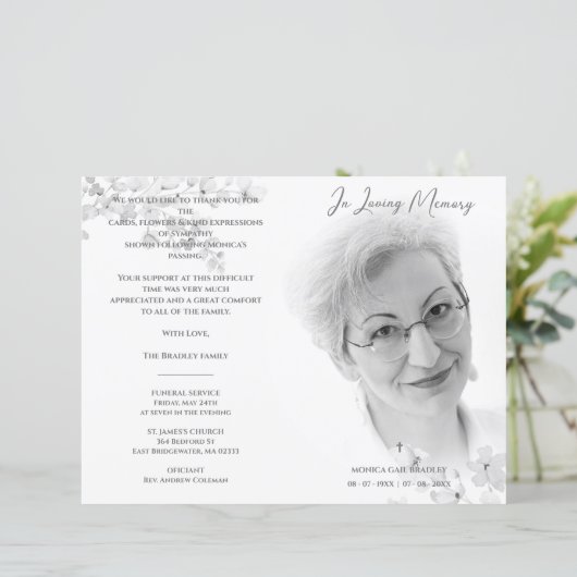 Black & White Photo Remembrance Service Dear Ones (スタンド正面)