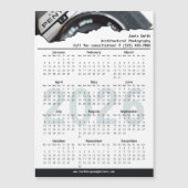 Black White Photographer Call 2026 Calendar Magnet (正面)