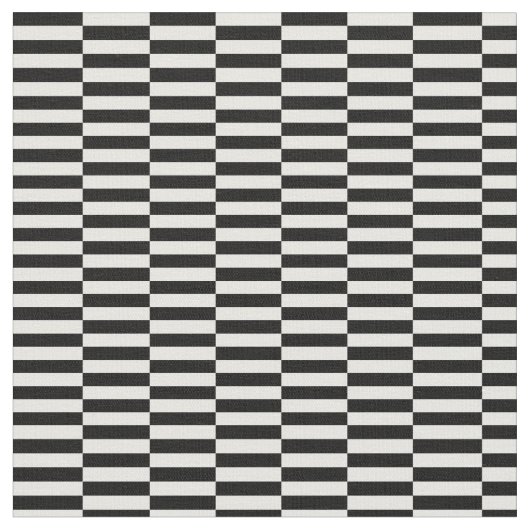 black white pop art grid stripes minimalist ファブリック (クローズアップ)