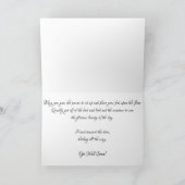 「Black & White POWER HOUSE」 Get Well Card カード (内部)