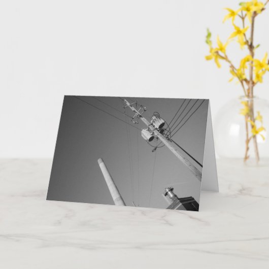 「Black & White POWER HOUSE」 Get Well Card カード (黄色い花)